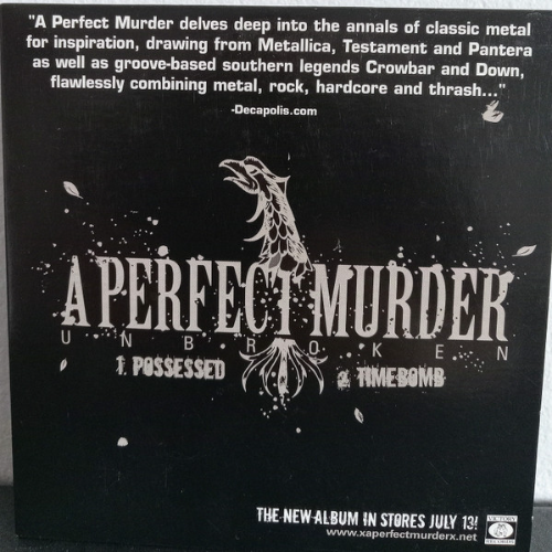 A PERFECT MURDER - A Perfect Murder / A18 / Martyr A.D. / Scars Of Tomorrow cover 