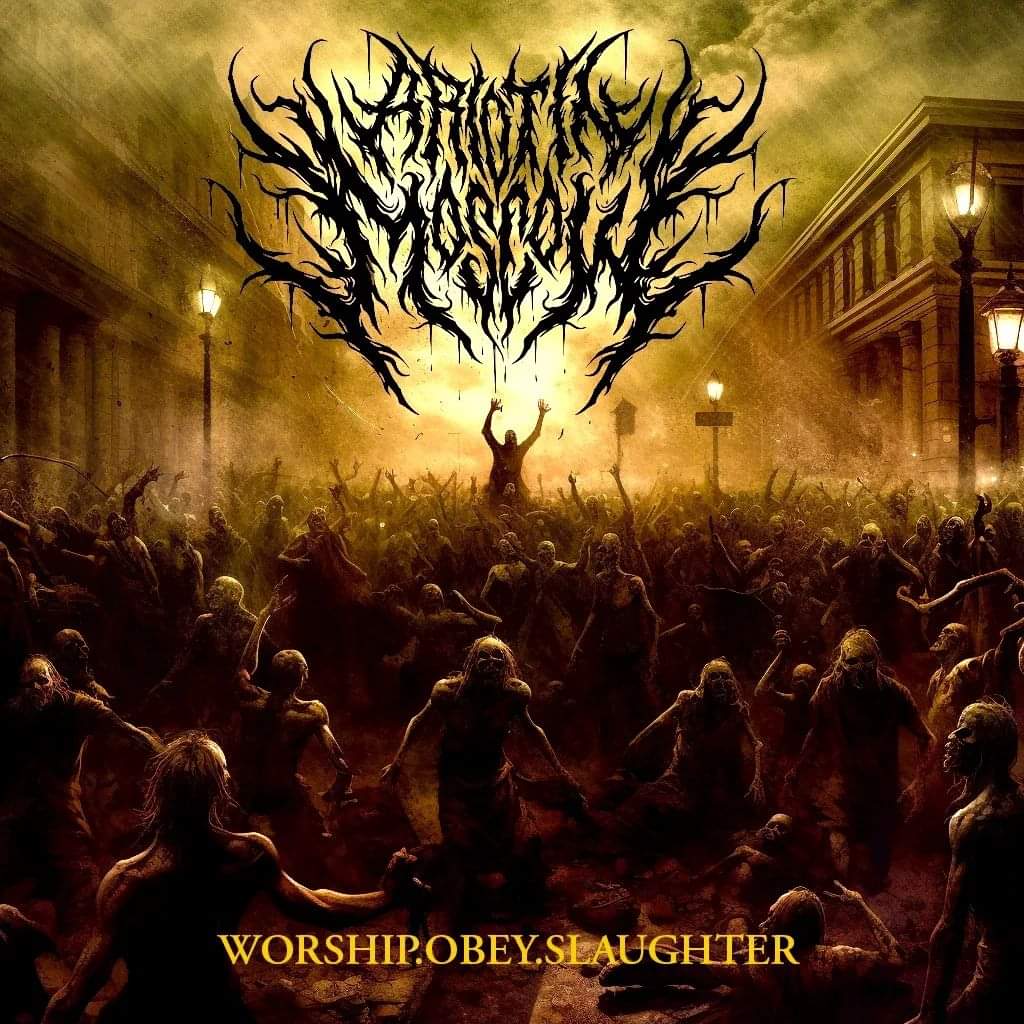 A RIOT IN MOSCOW - Worship.Obey.Slaughter cover 