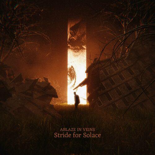 ABLAZE IN VEINS - Stride For Solace cover 