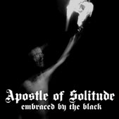 APOSTLE OF SOLITUDE - Embraced by the Black cover 