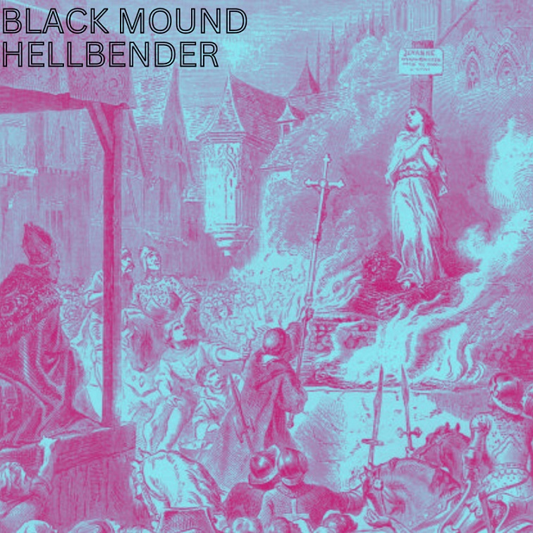 BLACK MOUND - Hellbender cover 