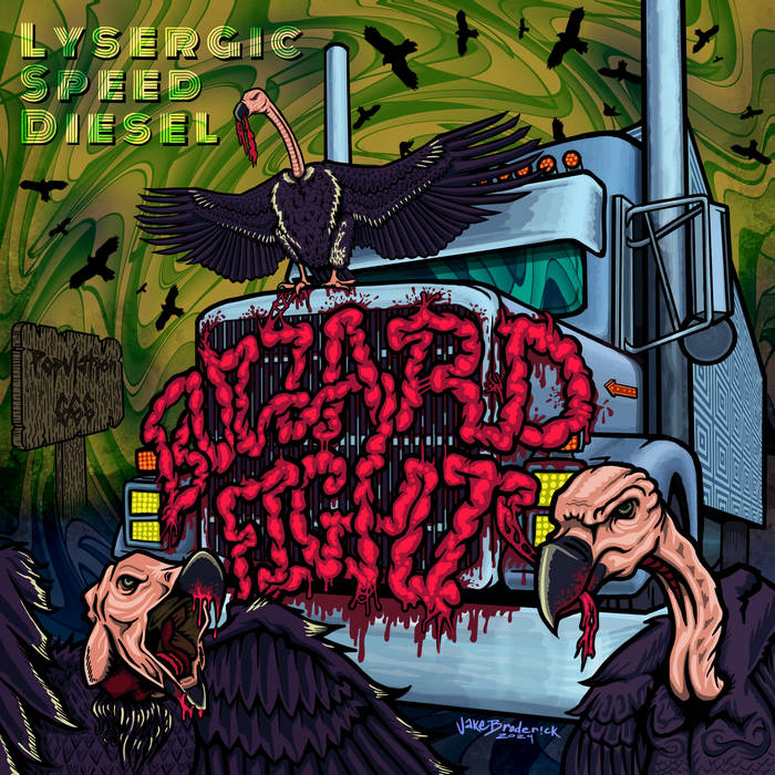 BUZZARD FIGHT - Lysergic Speed Diesel cover 