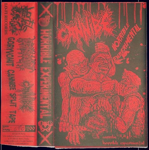 CANNIBE - Horrible Experimental / Dawn of the Corpse, Night of the Cannibal cover 