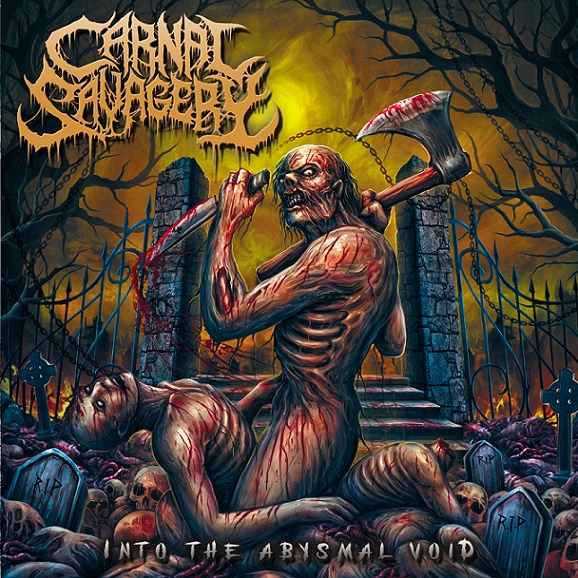 CARNAL SAVAGERY - Into the Abysmal Void cover 