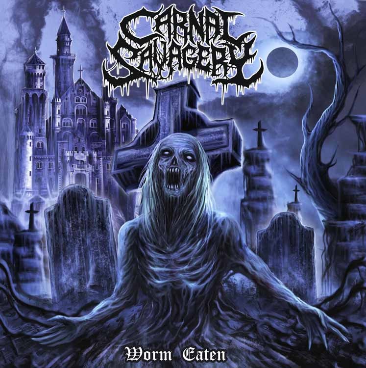 CARNAL SAVAGERY - Worm Eaten cover 