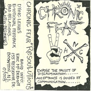 CHRONIC FEAR - Resolutions cover 