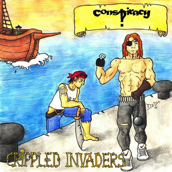 CONSPIRACY - Crippled Invaders 2008 cover 