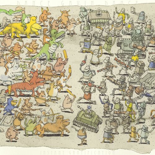 DANCE GAVIN DANCE - We Own The Night cover 