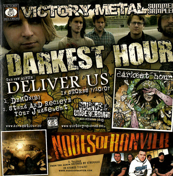 DARKEST HOUR - Victory Metal Summer Sampler cover 