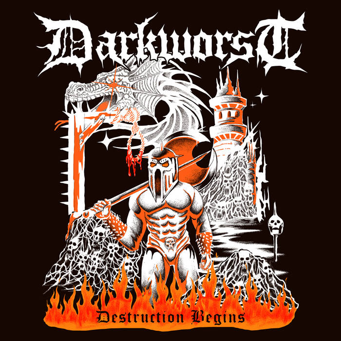 DARKWORST - Destruction Begins cover 