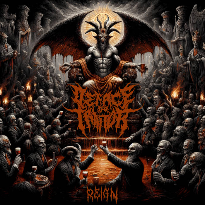 DEFACE THE TRAITOR - Reign cover 