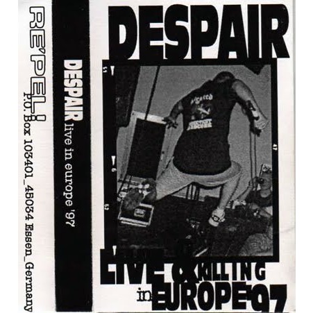 DESPAIR - Live & Killing In Europe '97 cover 