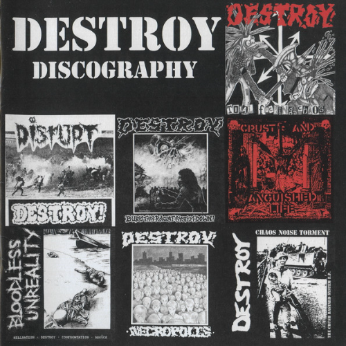 DESTROY! - Discography 1990-1994 cover 