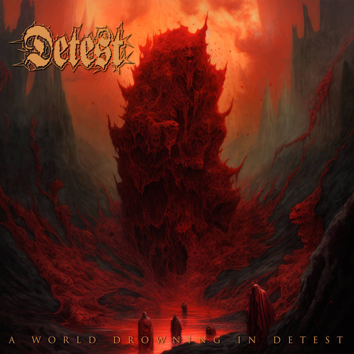 DETEST - A World Drowning in Detest cover 