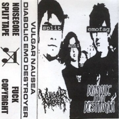 DIABOLIC EMO DESTROYER - Split Anti Emofag cover 