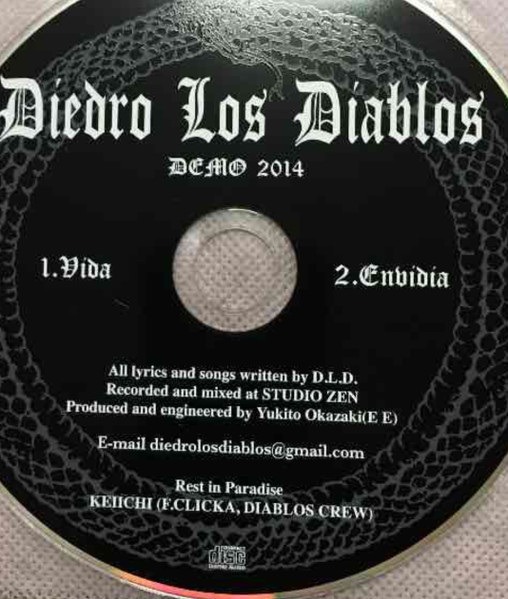 DIEDRO LOS DIABLOS - Demo 2014 cover 