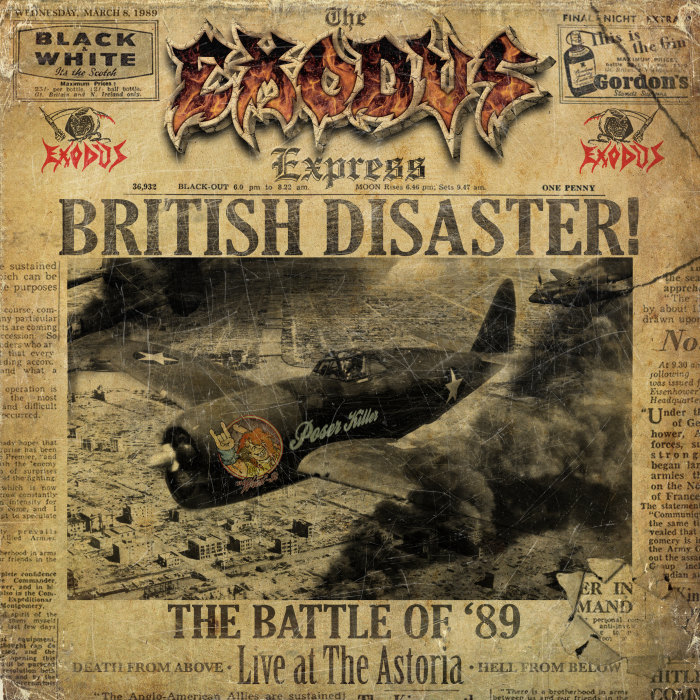 EXODUS - British Disaster: The Battle of '89 (Live At The Astoria)! cover 