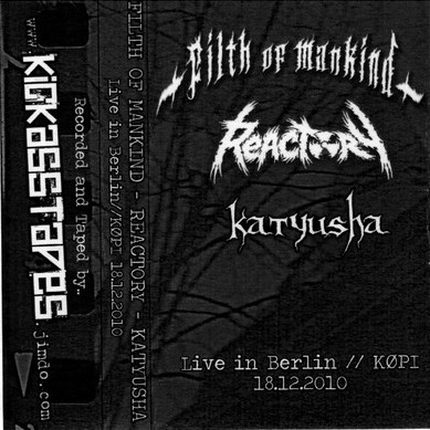 FILTH OF MANKIND - Live In Berlin Kopi 18.12.2010 cover 