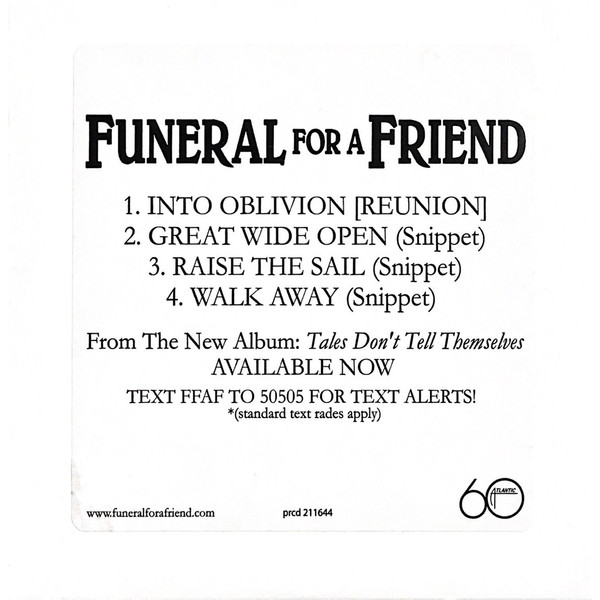 FUNERAL FOR A FRIEND - Funeral For A Friend ‎– Tales Don't Tell Themselves (Excerpts From) cover 