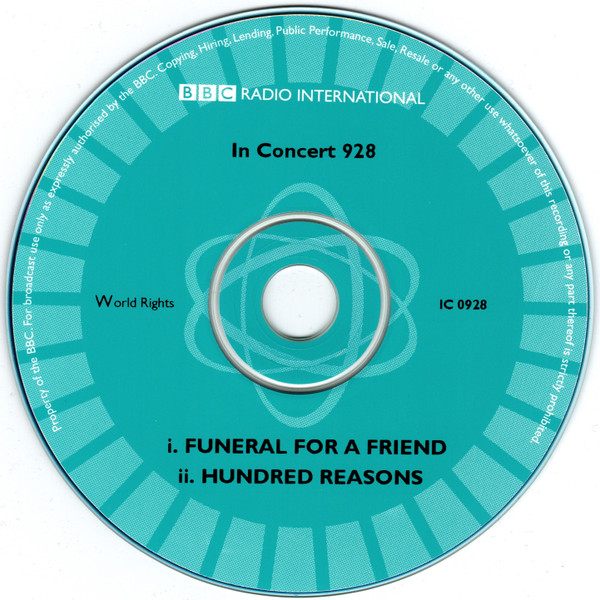 FUNERAL FOR A FRIEND - In Concert 928 cover 