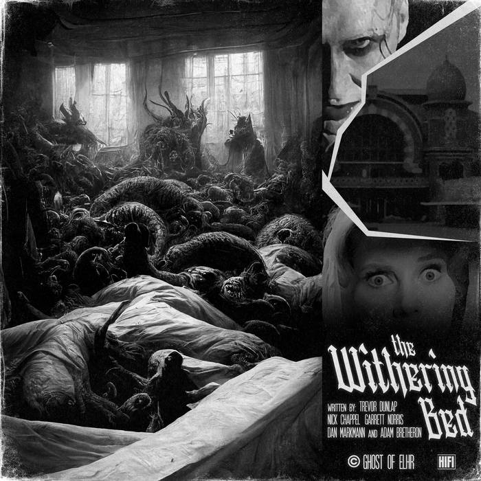 GHOST OF ELHR - The Withering Bed cover 