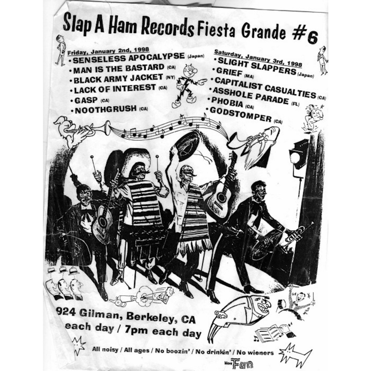 GODSTOMPER - Godstomper Live Slap A Ham Fiesta Grande #6 cover 