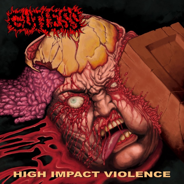 GUTLESS - High Impact Violence cover 