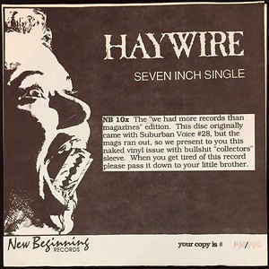 HAYWIRE - Haywire / Left Insane cover 