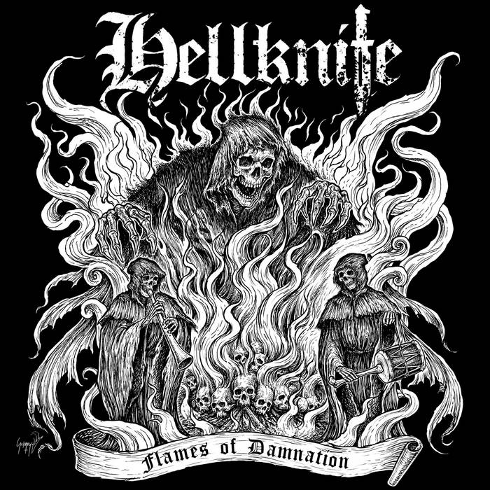 HELLKNIFE - Flames Of Damnation cover 