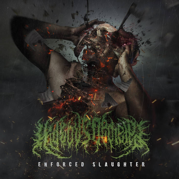 HIDEOUS DEPLETED - Enforced Slaughter cover 