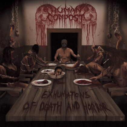 HUMAN COMPOST - Exhumations Of Death And Horror cover 