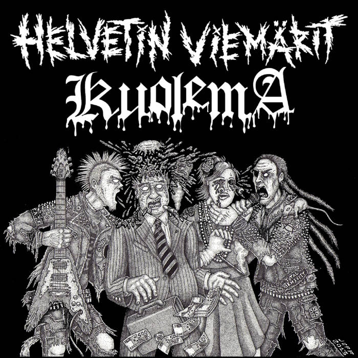 KUOLEMA - Helvetin Viemärit / Kuolema cover 