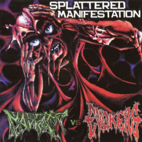 MAGGOTS - Splattered Manifestation cover 