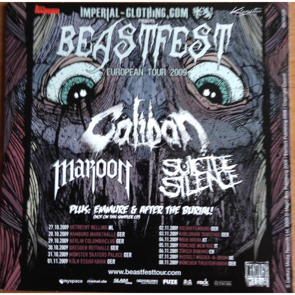 MAROON - Beastfest European Tour 2009 cover 