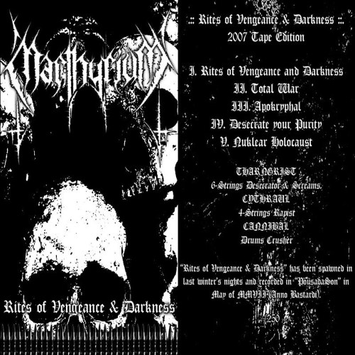 MARTHYRIUM - Rites of Vengeance and Darkness cover 