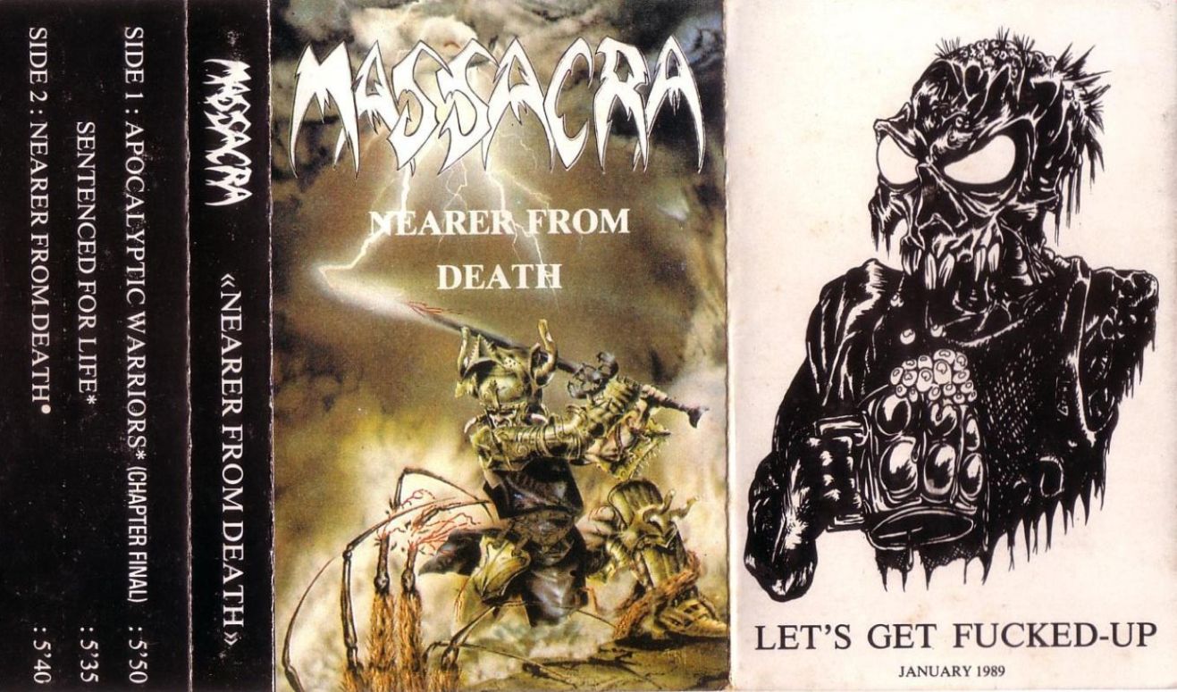 MASSACRA - Nearer from Death cover 