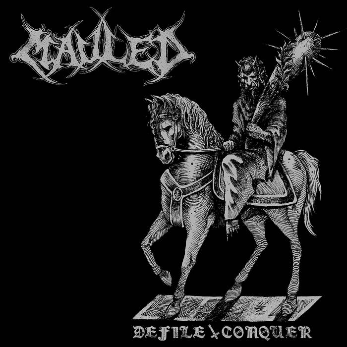 MAULED - Defile - Conquer cover 