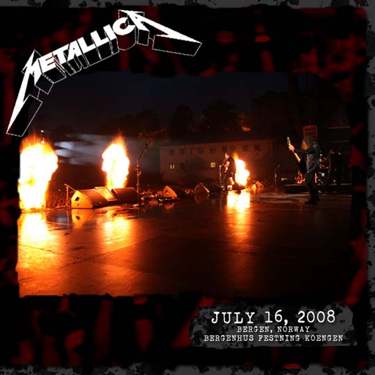 METALLICA (LIVEMETALLICA.COM) - 2008/07/16 Bergenhus Castle, Bergen, Norway cover 