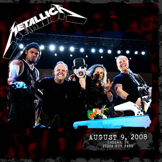 METALLICA (LIVEMETALLICA.COM) - 2008/08/09 Ozzfest, Dallas, TX cover 