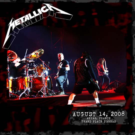 METALLICA (LIVEMETALLICA.COM) - 2008/08/14 Grand D'Arras, Arras, France cover 