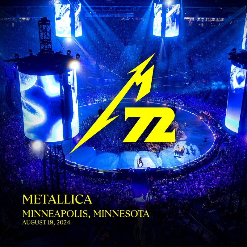 METALLICA (LIVEMETALLICA.COM) - 2024/08/18 U.S. Bank Stadium, Minneapolis, MN cover 