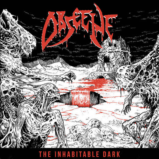 OBSCENE - The Inhabitable Dark cover 