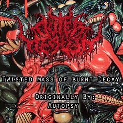 OUTER HEAVEN - Twisted Mass Of Burnt Decay cover 