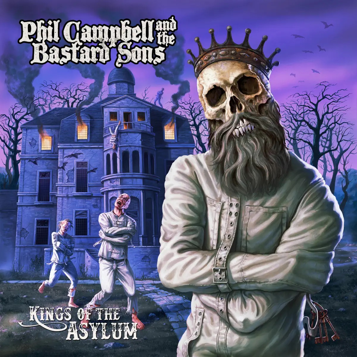 PHIL CAMPBELL AND THE BASTARD SONS - Kings Of The Asylum cover 