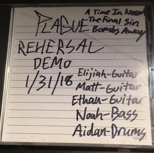 PLAGUE (CA-3) - Rehersal Demo 1/31/18 cover 