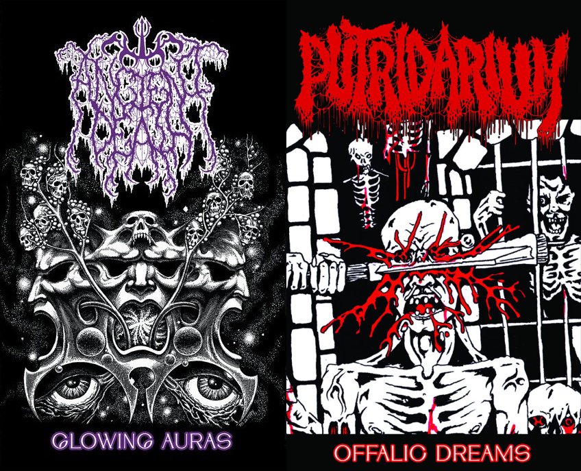 PUTRIDARIUM - Ancient Death / Putridarium Split cover 