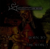 SCORNAGE - Born to Murder the World cover 