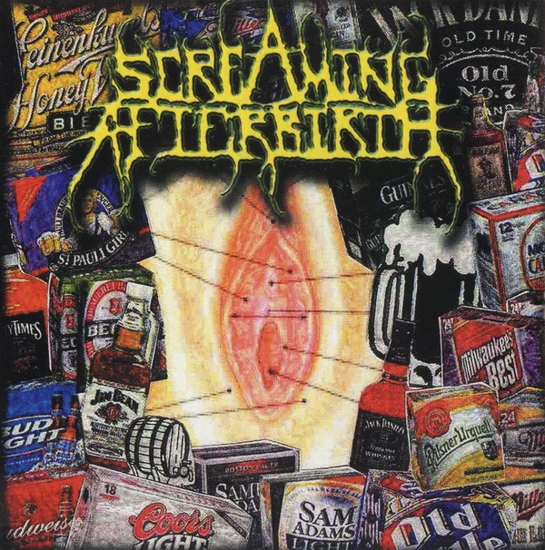 SCREAMING AFTERBIRTH - No Jokes With Devils / Untitled cover 