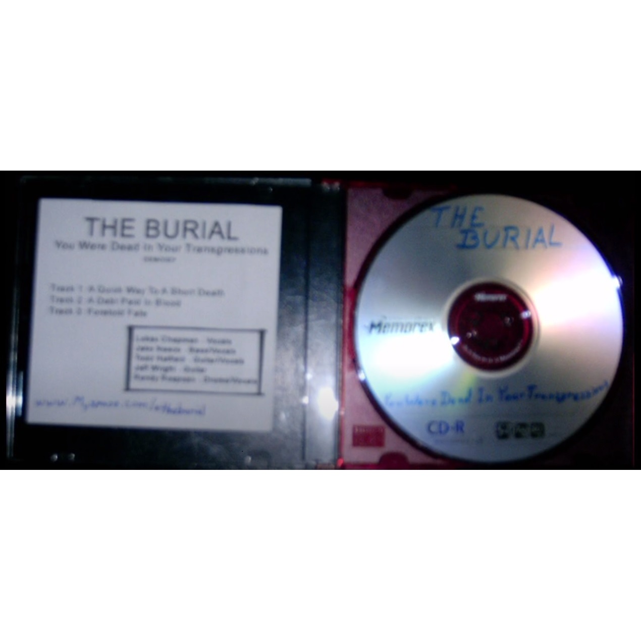 THE BURIAL (MD) - You Were Dead In Your Transgressions cover 