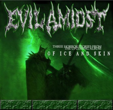 THE EVIL AMIDST - Of Ice and Skin cover 